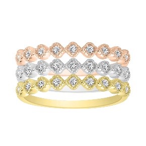 14k 0.33 Ct Diamond Ring Ladies