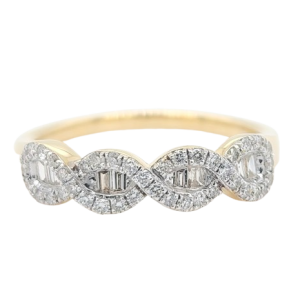 14k 0.37 Ct Diamond Ring Ladies