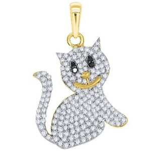 10K 0.54CT CHARM "CAT"
