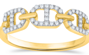 10K DIAMOND 0.22-0.23 CT RING