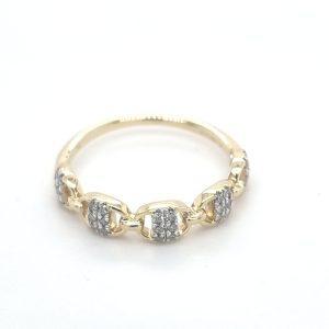 10K DIAMOND 0.15 CT RING