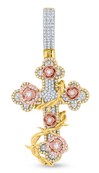 10K 1.00CT CHARM "CROSS"