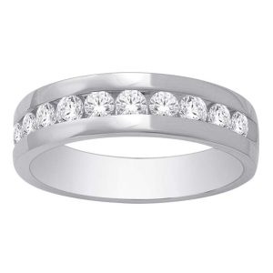 14K DIAMOND 0.98-1.04 CT MENS RING