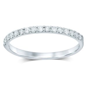 14K WHITE GOLD DIAMOND 0.25 CT RING