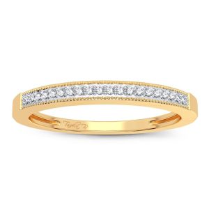 10K YELLOW GOLD DIAMOND 0.05 CT RING