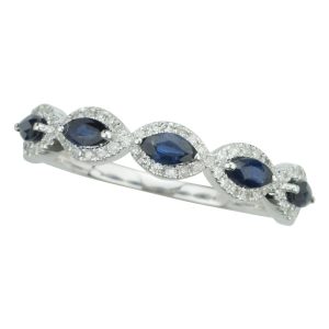 14K WHITE GOLD DIAMOND 0.17 CT RING