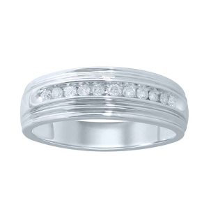 10K DIAMOND 0.25 CT MENS RING