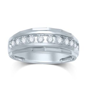 10K DIAMOND 0.23-0.27 CT MENS RING