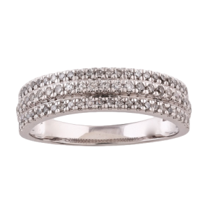 10K DIAMOND 0.38 CT RING