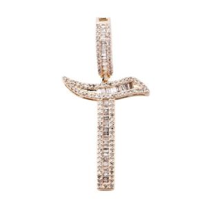 10K 0.58-0.96CT CHARM OLD ENGLISH "INITIAL T"