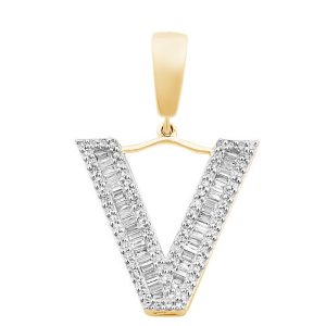 10K 0.53-0.62CT CHARM "INITIAL V"