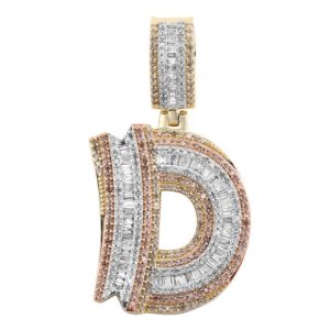 10K 1.33-1.40CT CHARM TRIO COLOR "INITIAL D"
