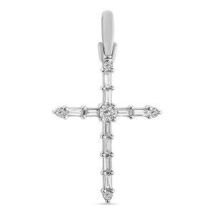 10k 0.24-0.25ct Charm "cross"