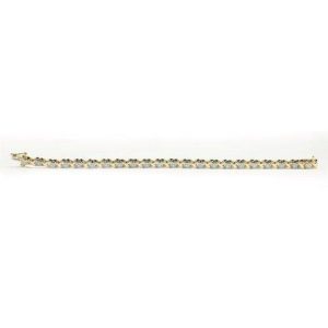 10k 1.00ct Diamond Bracelet Ladies Size 7 Inch 5.45 Mm