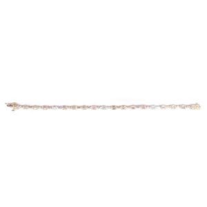 10k 3.02ct Diamond Bracelet Ladies Size 7 Inch 3.80 Mm