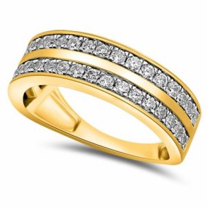 10K DIAMOND 0.98-0.99 CT MENS RING