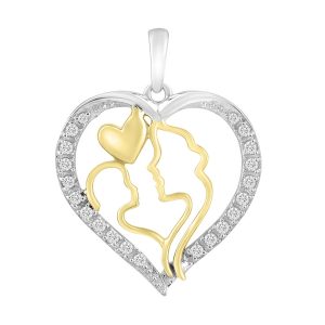 14K 0.10CT CHARM "HEART"