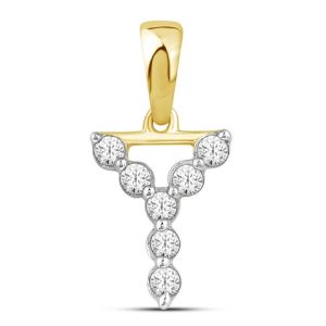 10K 0.12CT CHARM "INITIAL Y"