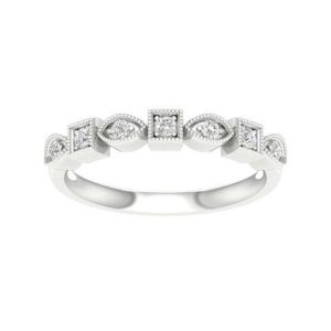 10K DIAMOND 0.10 CT RING
