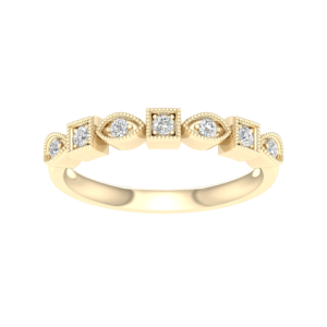 10K DIAMOND 0.10 CT RING