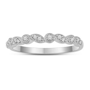 10K DIAMOND 0.10 CT RING