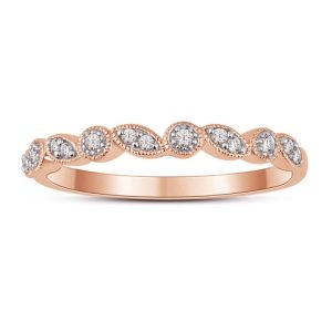 10K DIAMOND 0.10 CT RING