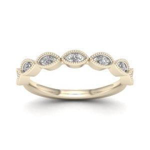 10K DIAMOND 0.10 CT RING