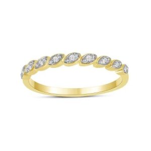 10K DIAMOND 0.06 CT RING