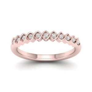 10K DIAMOND 0.07 CT RING