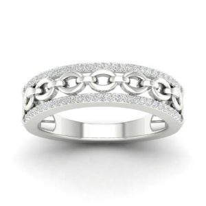 10K DIAMOND 0.15 CT RING