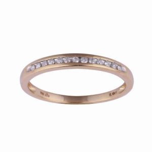 10K DIAMOND 0.10 CT RING