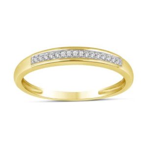 10K DIAMOND 0.05 CT RING