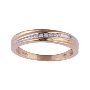 10K DIAMOND 0.05 CT RING