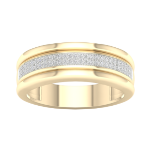10K DIAMOND 0.20 CT MENS RING