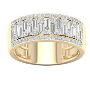 14K DIAMOND 1.25-1.40 CT MENS RING