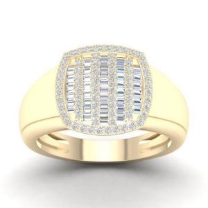 10K DIAMOND 0.50 CT MENS RING