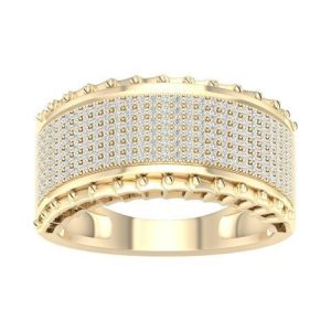 10K DIAMOND 0.50 CT MENS RING