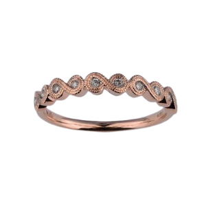 10K DIAMOND 0.12 CT RING