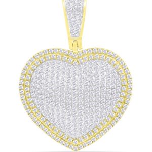 10K 0.82-0.90CT CHARM "HEART"