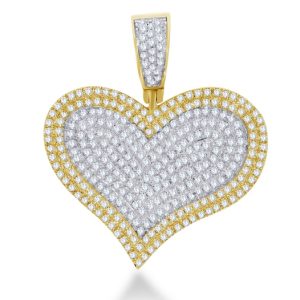 10k 0.48-0.51ct Charm "heart"