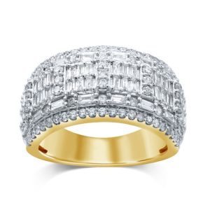 10K DIAMOND 1.90 CT MENS RING