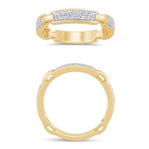 10K DIAMOND 0.21 CT RING