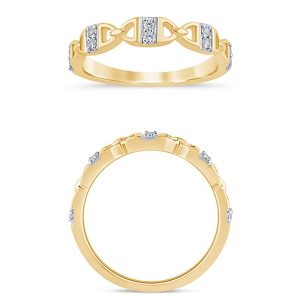 10K DIAMOND 0.12-0.14 CT RING