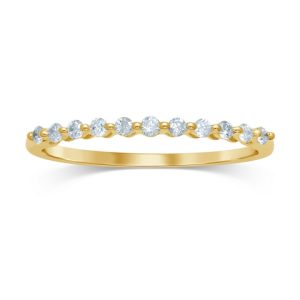14k 0.18 Ct Diamond Ring Ladies