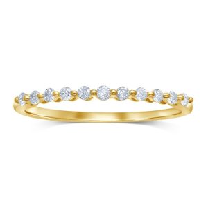 14k 0.18 Ct Diamond Ring Ladies