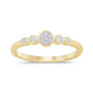 10K DIAMOND 0.10 CT RING