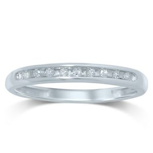 10K DIAMOND 0.06 CT RING