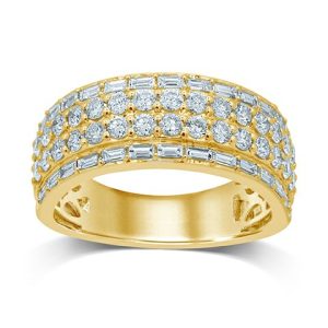 10K DIAMOND 1.85 CT MENS RING