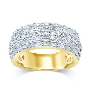 10K DIAMOND 1.64 CT MENS RING