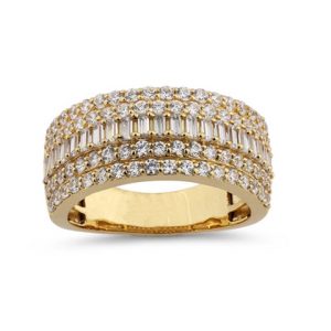 14K DIAMOND 2.33 CT MENS RING